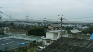 大府精巧の屋上からの撮影です。すぐ近くに伊勢湾岸道路があり、今回の開通で、さらに自動車での移動が楽になります!